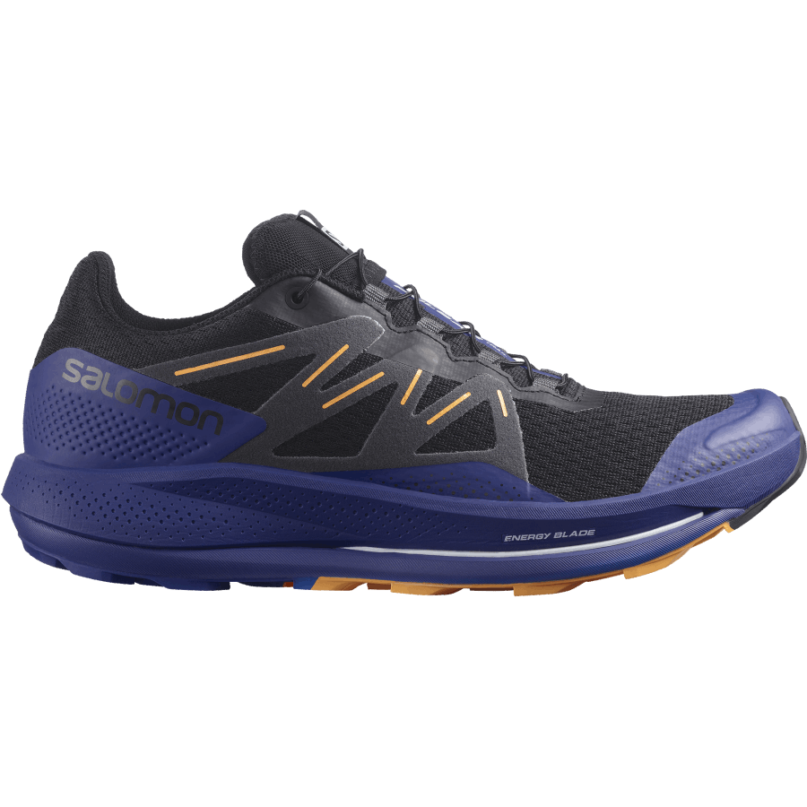 UK Men's Trail Running Shoes Pulsar Trail Black-Blue-Blazing Orange