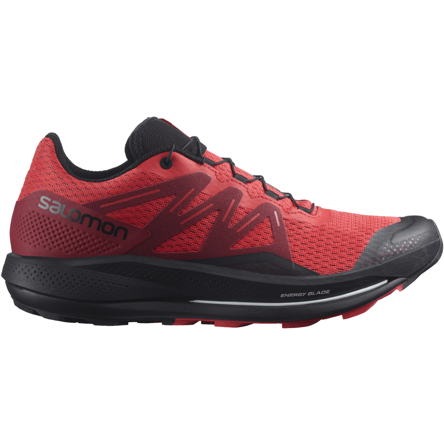 UK Men's Trail Running Shoes Pulsar Trail Poppy Red-Biking Red-Black