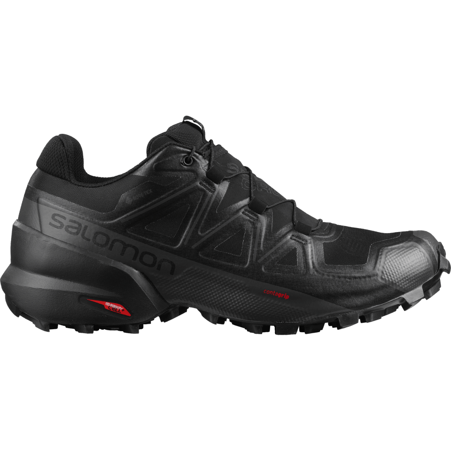 UK Men's Trail Running Shoes Speedcross 5 Gore-Tex Black-Phantom